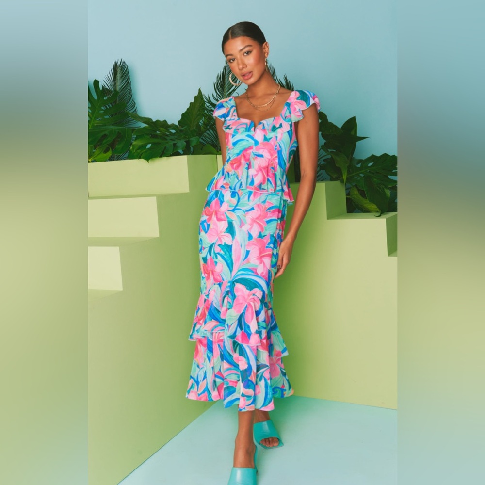 NWT Reese Ruffle Dress